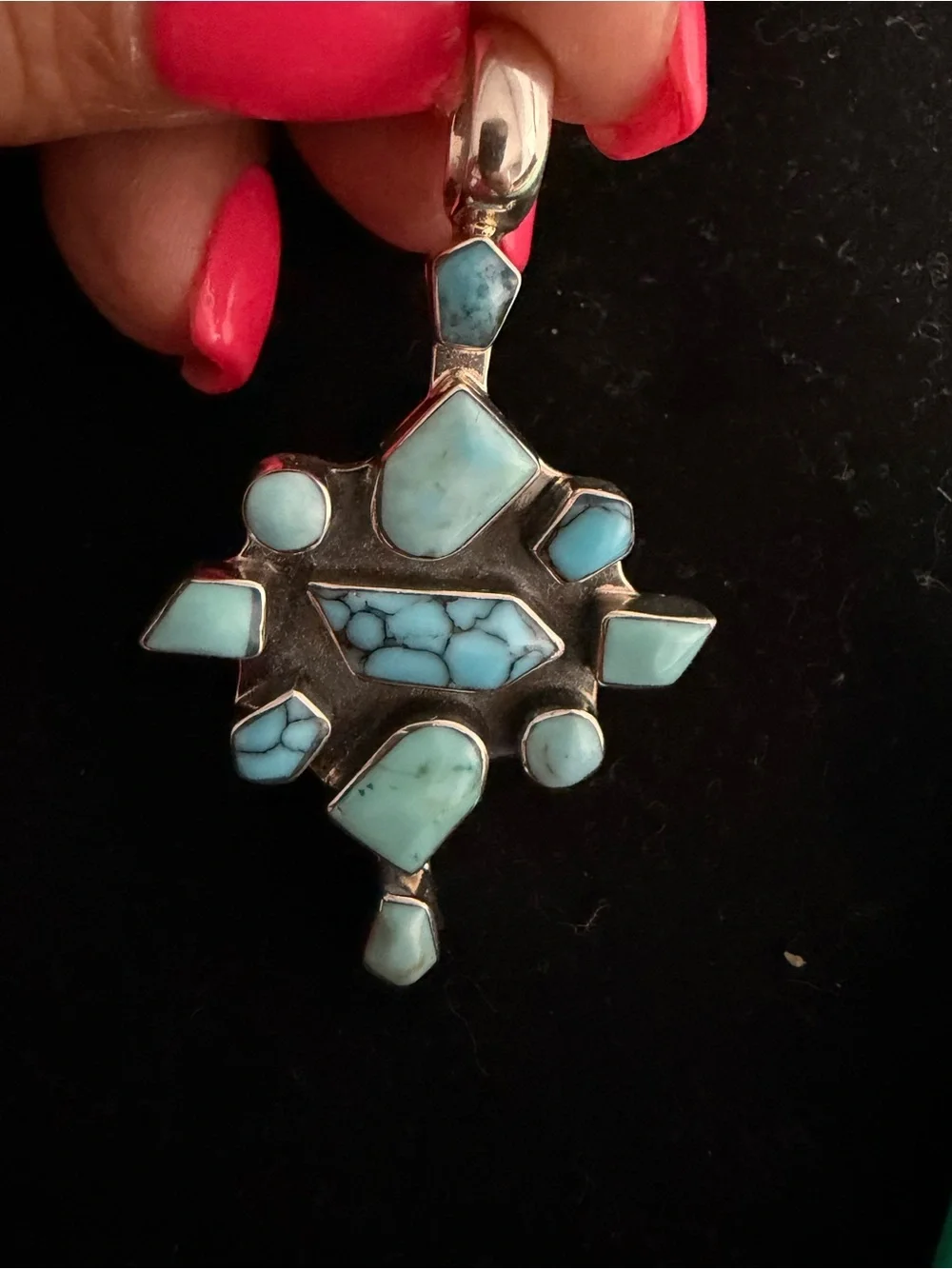 Native signed DZ elegant turquoise